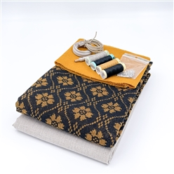 Bilde av Materialpakke Gloria vest sort