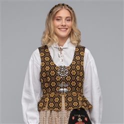 Bilde av Materialpakke Gloria vest sort