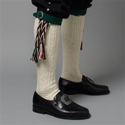 Sokkeband og strømper til mannsbunad fra Vest-Agder