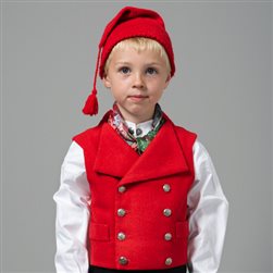Guttebunad Vestfold modell Borre rød