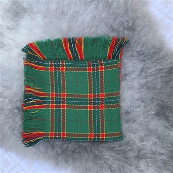 Bilde av Ullsjal i kamgarn grønn