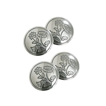 Bilde av Mansjettknappar Nordland gravert dobbel, oksidert