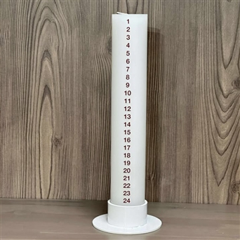 Bilde av Kalenderlys rød