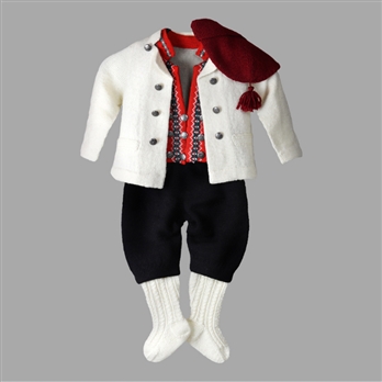 Bilde av Strikkepakke bunad fra Trøndelag, med røtter i Gauldalen