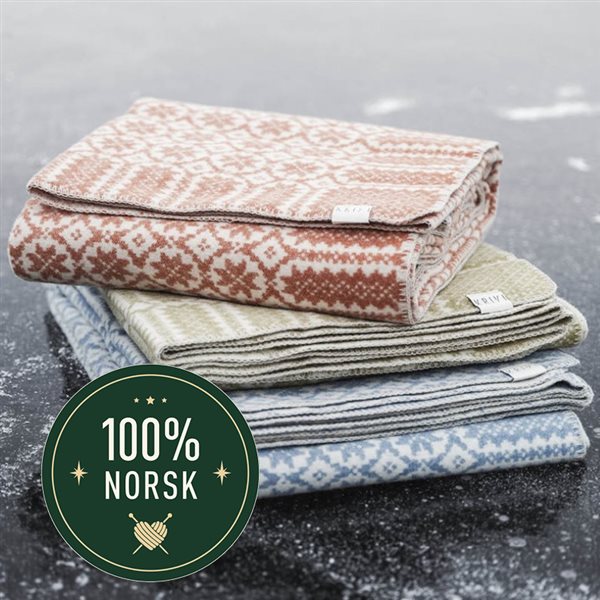 Stjerne pledd 200x140 cm