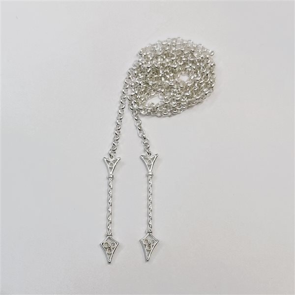 Trekkjede med spyd -4.mm til Tromsø Festdrakt