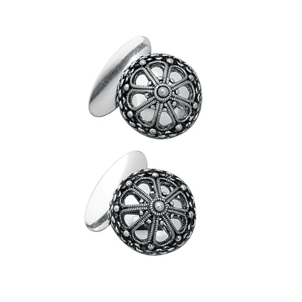 Mansjettknappar, oksidert