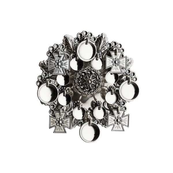 Sølje med kruse, oksidert