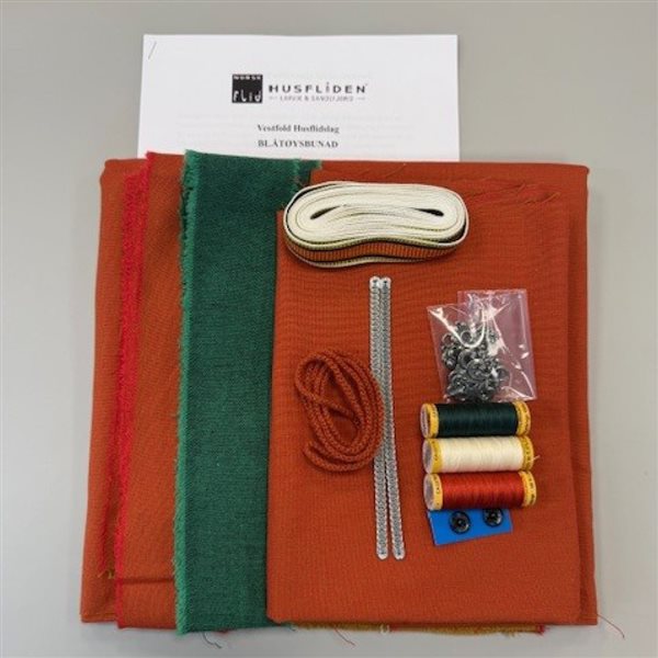 Materialpakke stakk Blåtøybunad, barn