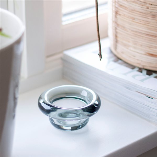 Sirkel telysholder light grey