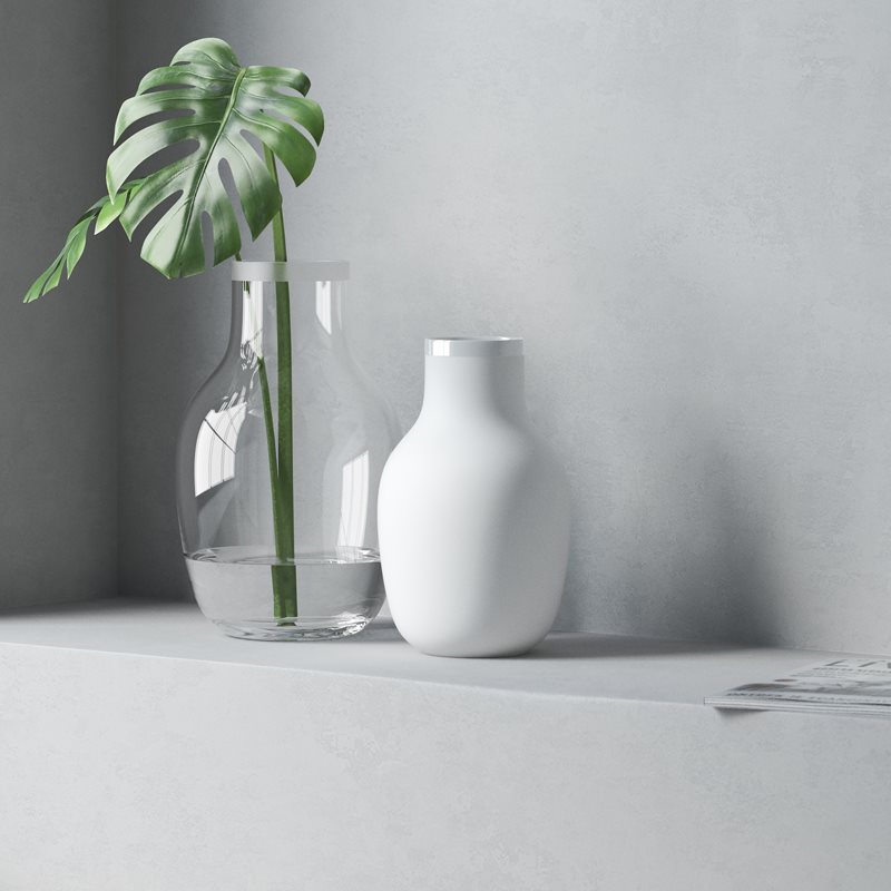 Vase glass 31 cm