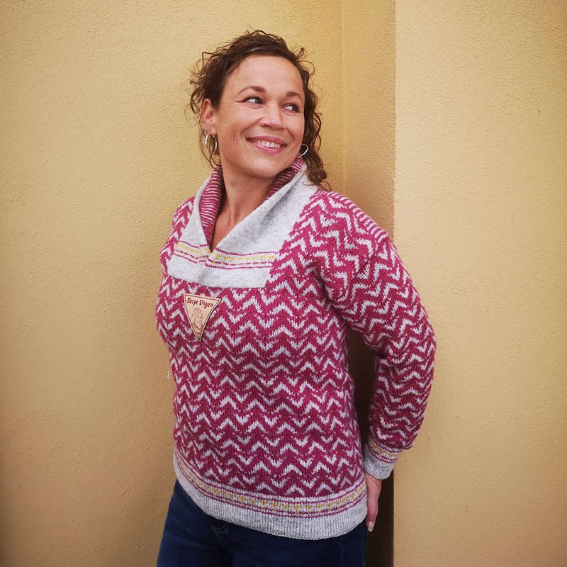 Strikkepakke Terje Vigen, rosa