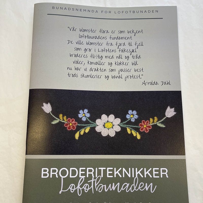 Hefte Broderiteknikk Lofotbunaden