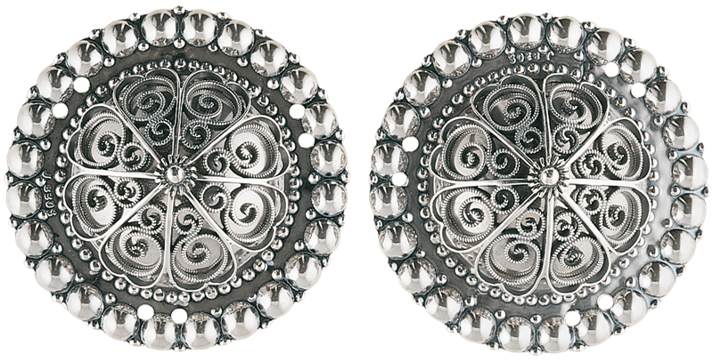 Borer 47 mm med kruser, oksidert