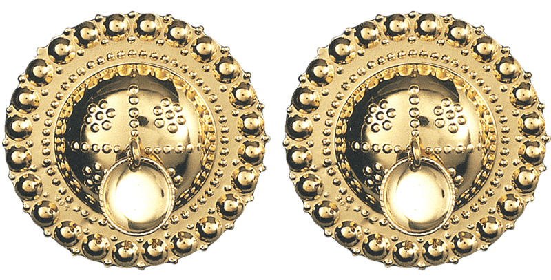 Borenåler 47 mm, forgylt