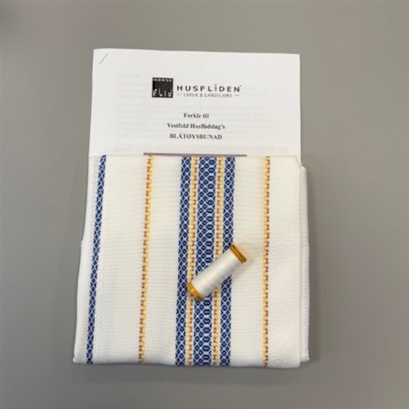 Materialpakke forkle Blåtøybunad barn/voksen