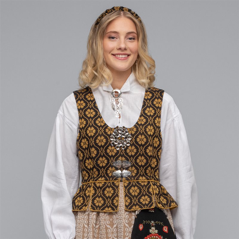 Materialpakke Gloria vest sort