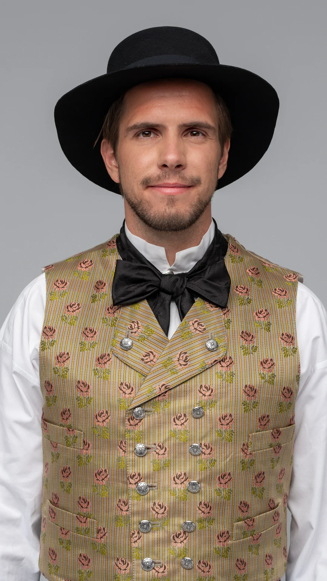 Eidnes/ Trondarnes vest - silkebrokade