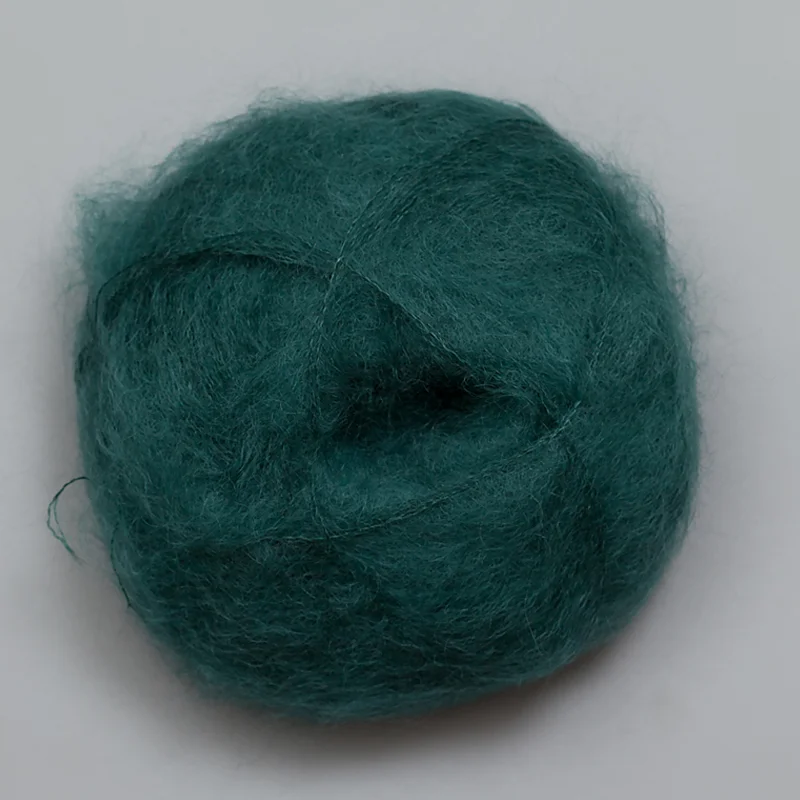 Plum mohair
