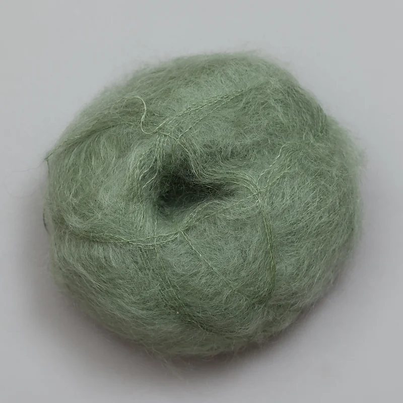 Plum mohair