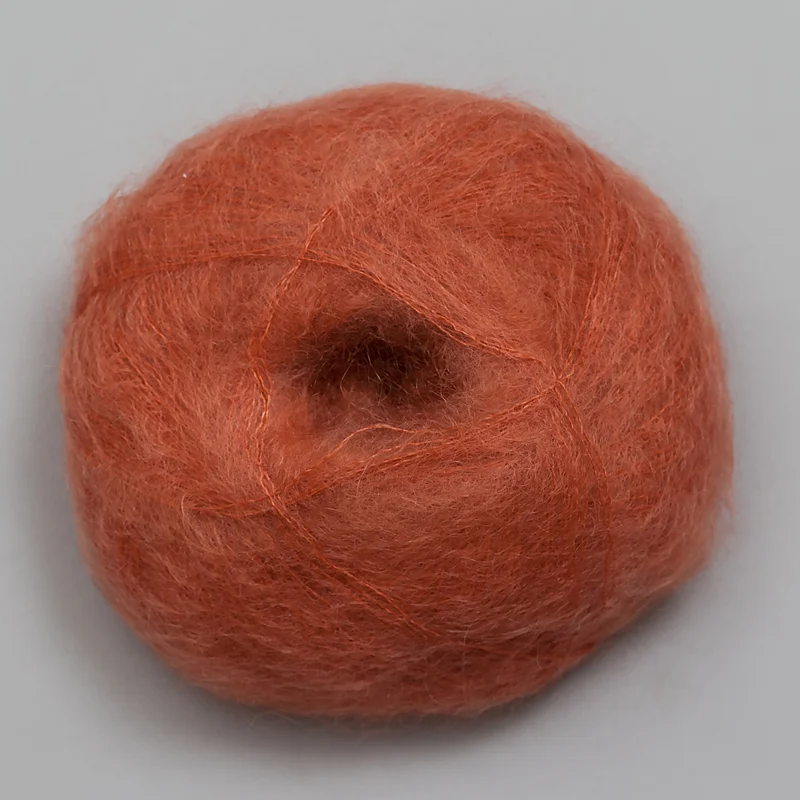 Plum mohair