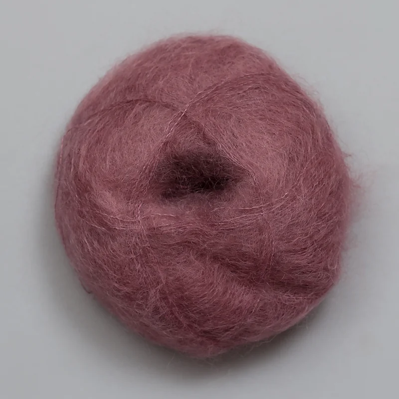 Plum mohair