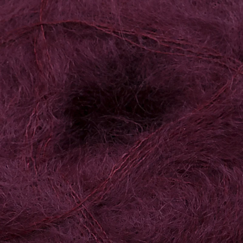 Plum mohair