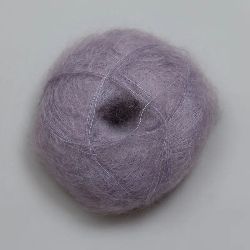 Plum mohair