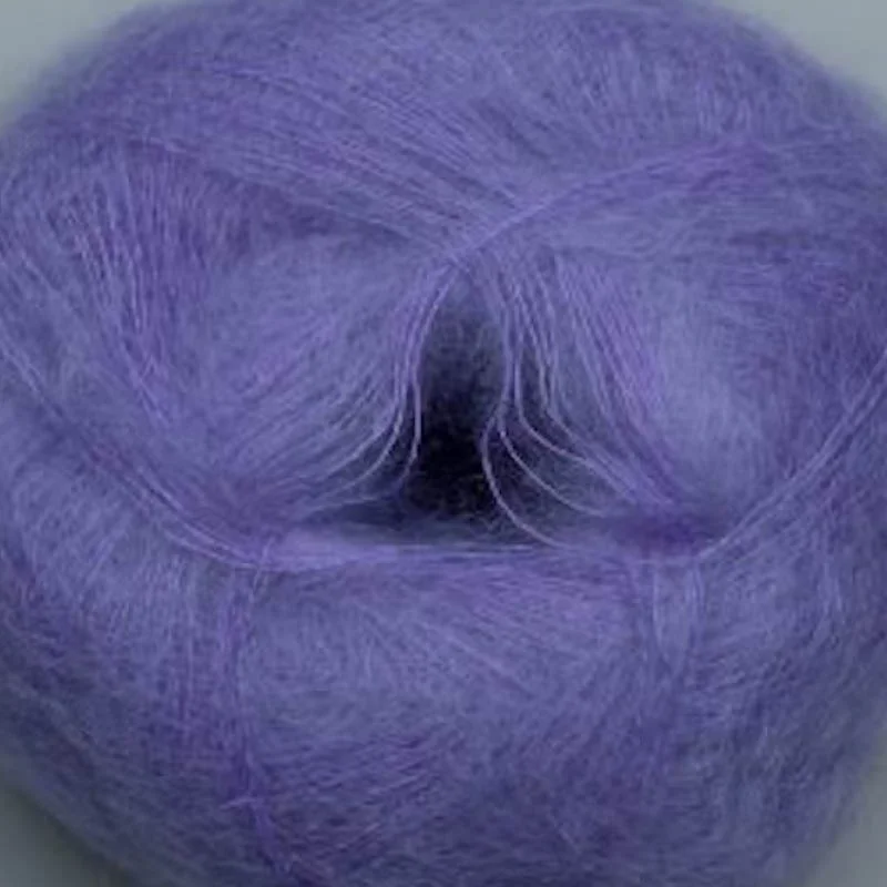 Plum mohair