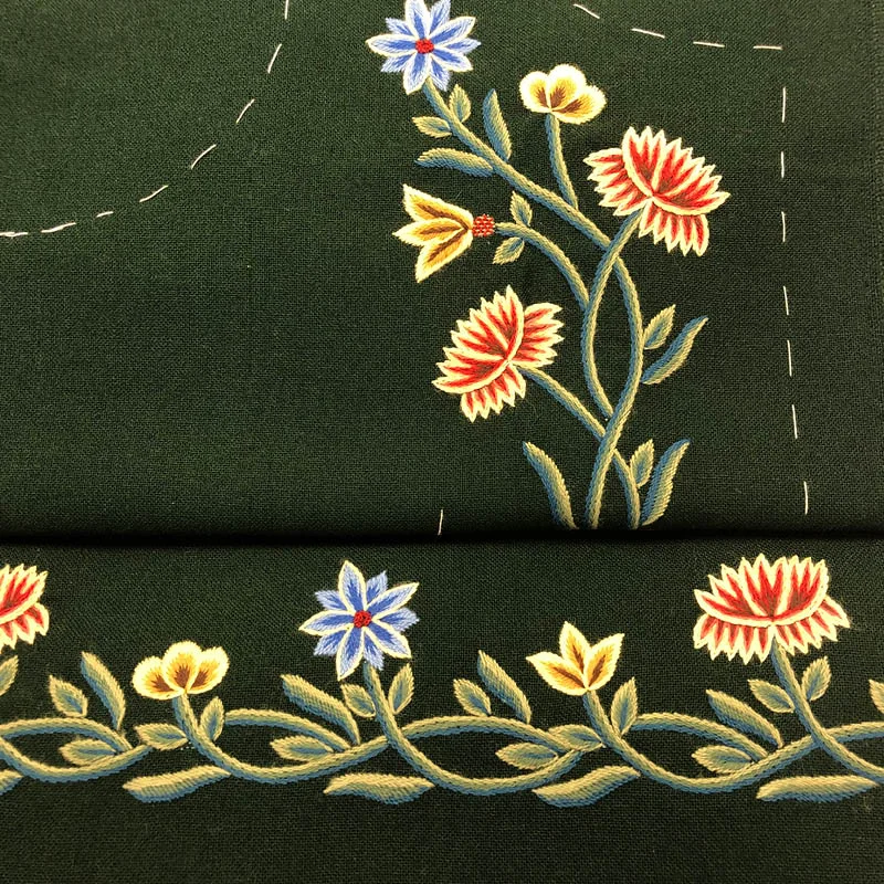 Materialpakke Nordlandsbunad dame, brodert