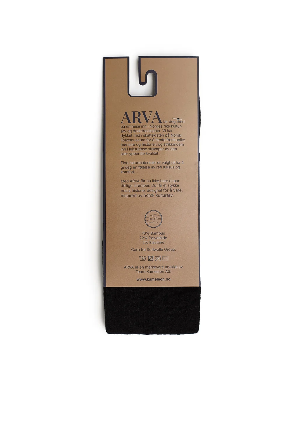 Arva strømper Luxa sort Team Kameleon