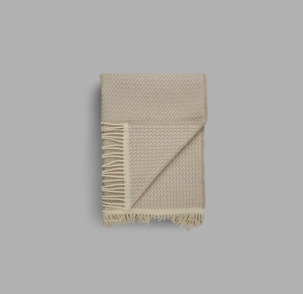 Mello pledd warm grey