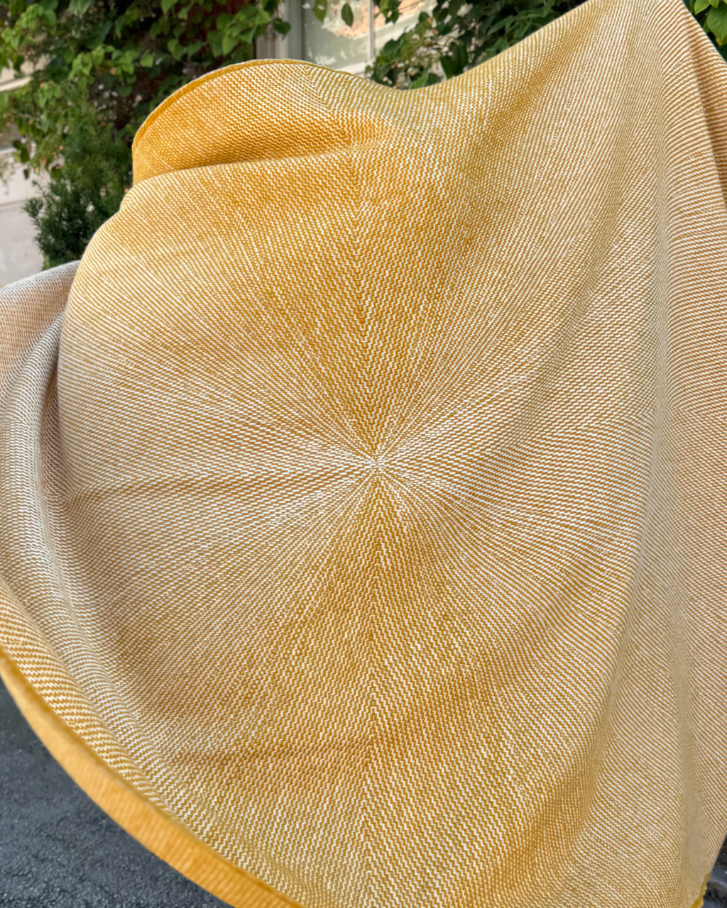 Pledd Røros Tweed Sun throw