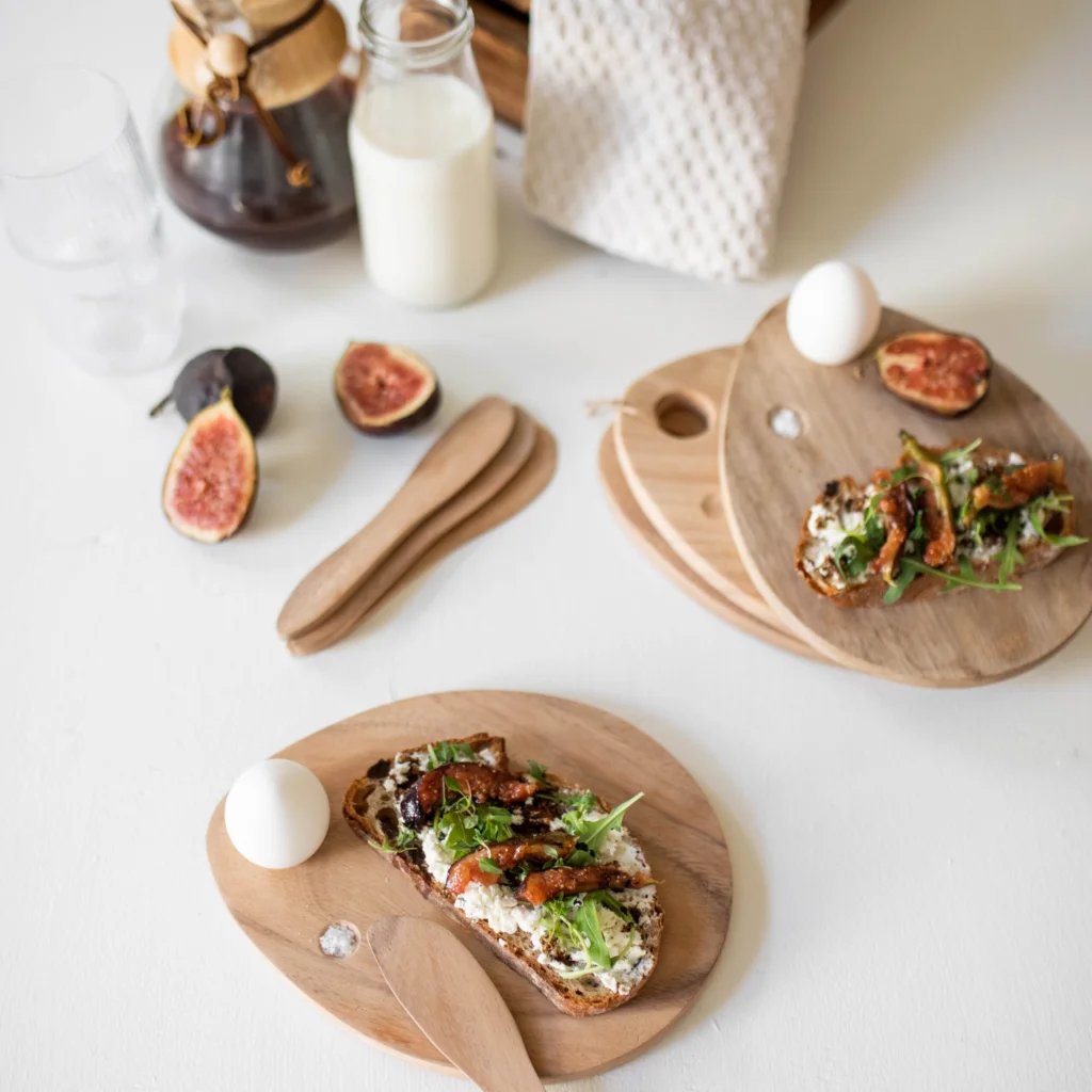 Smørkniv i tre, 4pk - Bilde 3