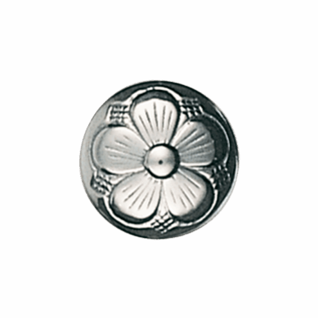 Knapp 17 mm med botn, oksidert - Bilde 1