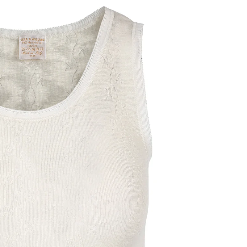 Lace U-Singlet Champagne