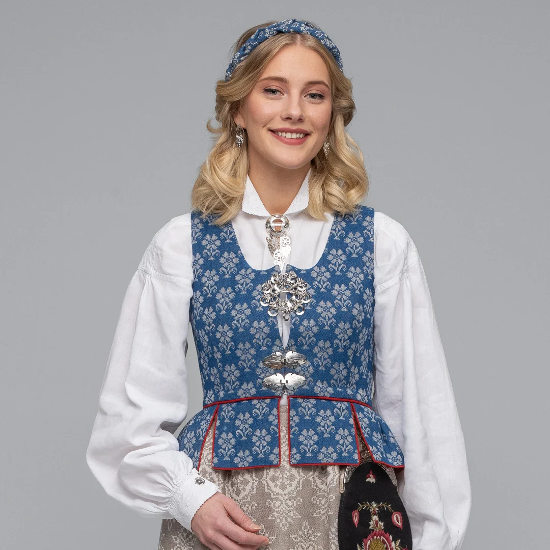 Vest blå