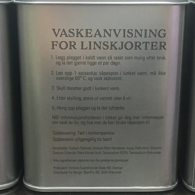 SÅPESPON til bunadskjorten