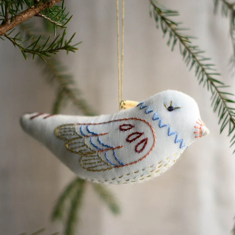 Brodert fugl