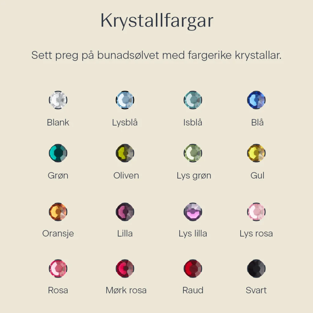 Skjerfring med stein og filigran, kvit - Bilde 3