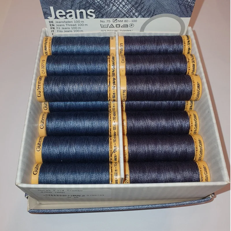 Jeans tråd lys blå
