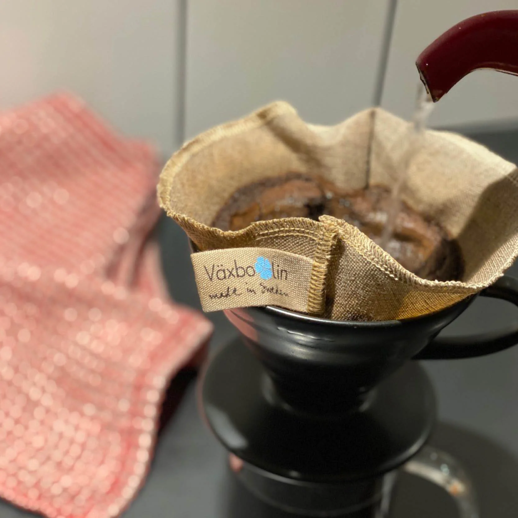 Kaffefilter i 100% lin