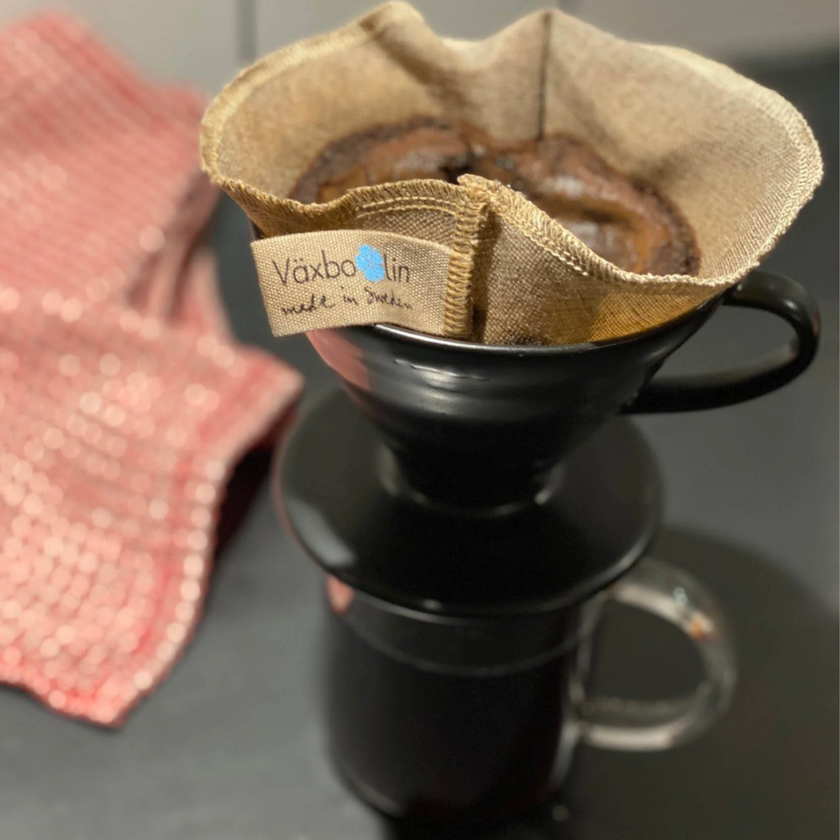Kaffefilter i 100% lin