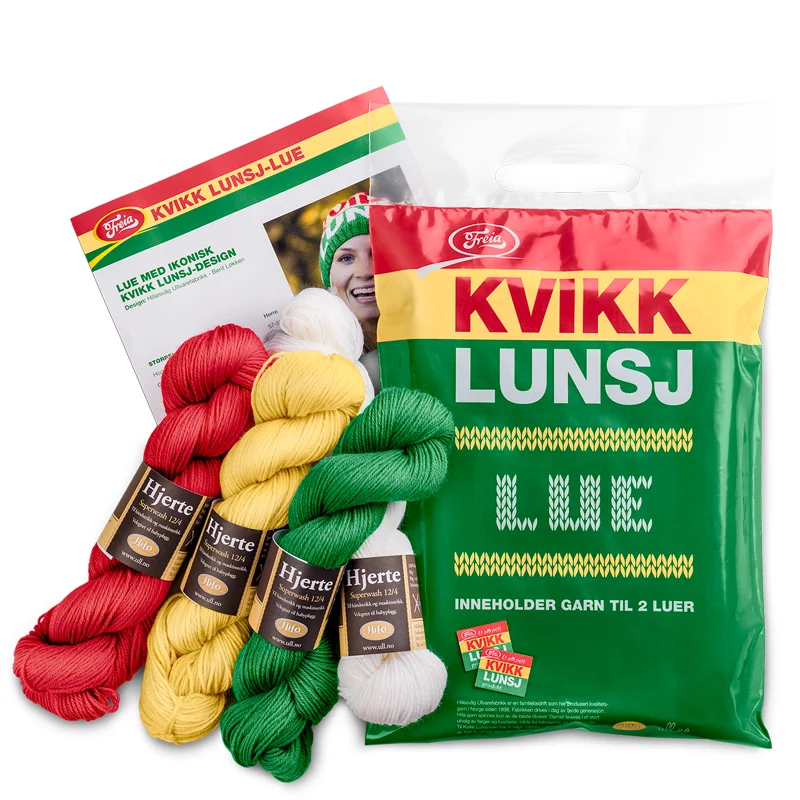 Strikkepakke Kvikk Lunch sokken