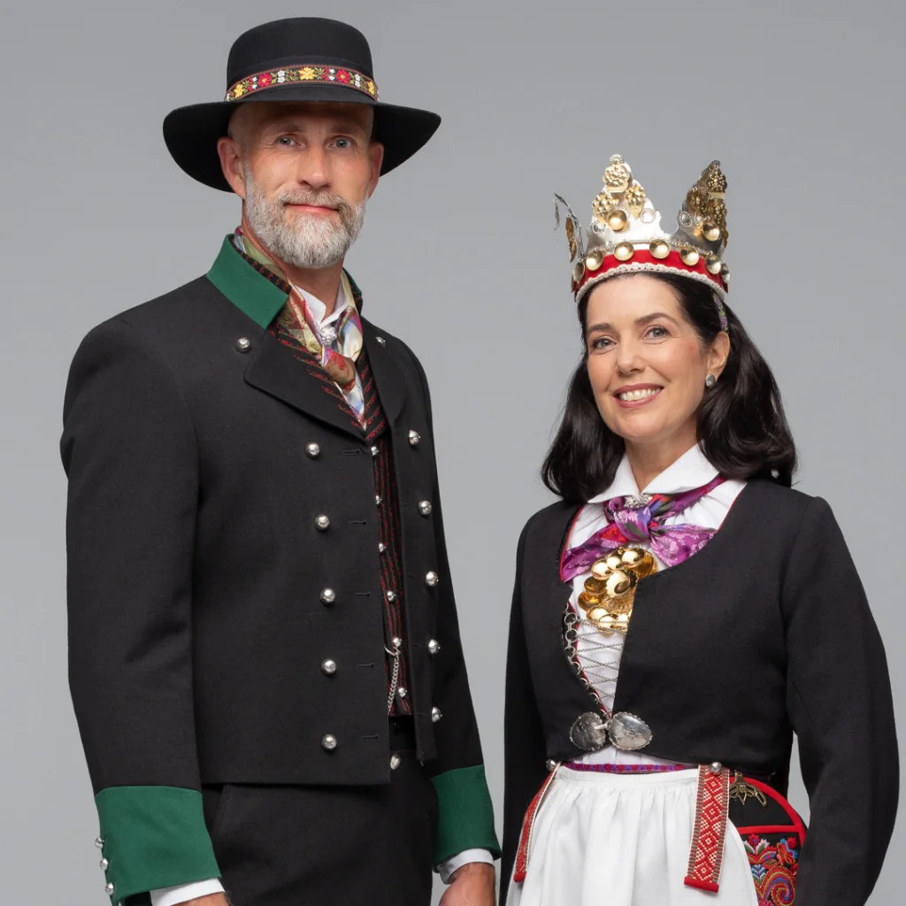 Brudepar fra Vest-Agder - Bilde 1