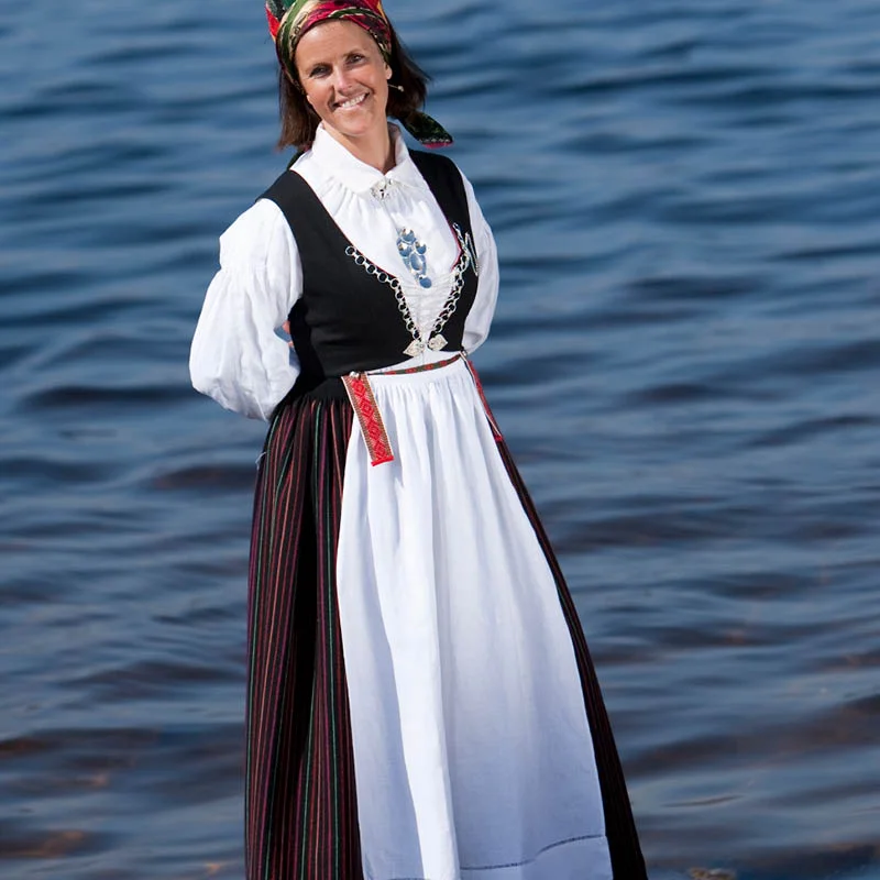 Materialpakke linforkle Vest-Agderbunad