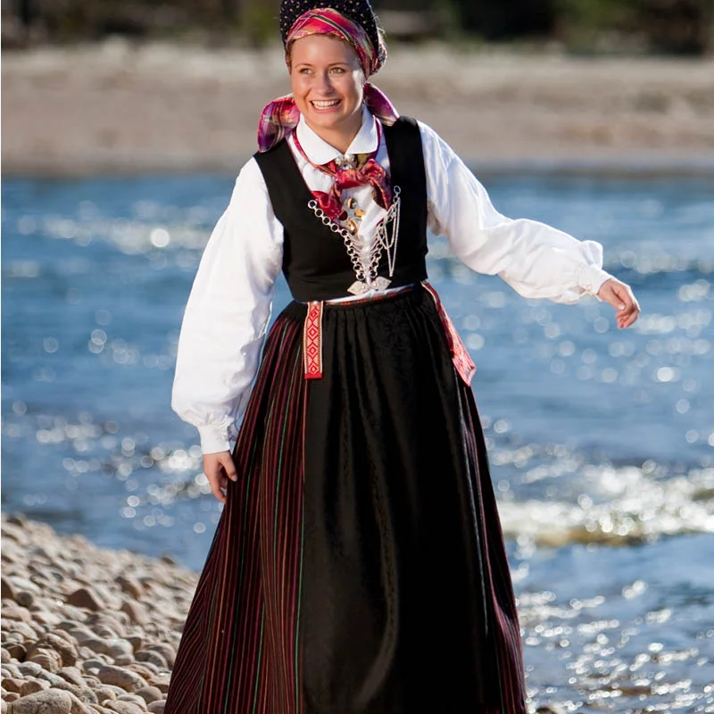Materialpakke ulldamaskforkle Vest-Agderbunad