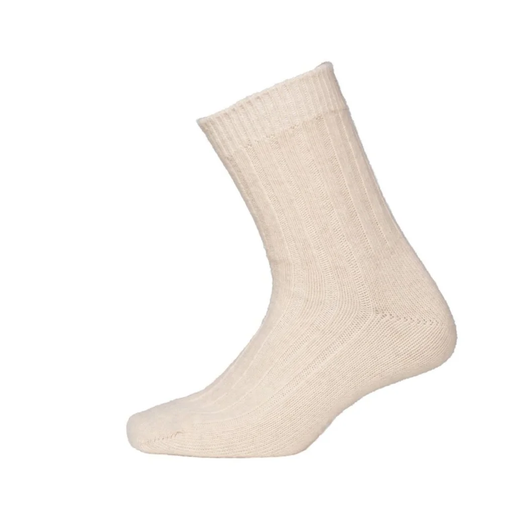 Oims Merino Wool Sock - Natural White - Bilde 1