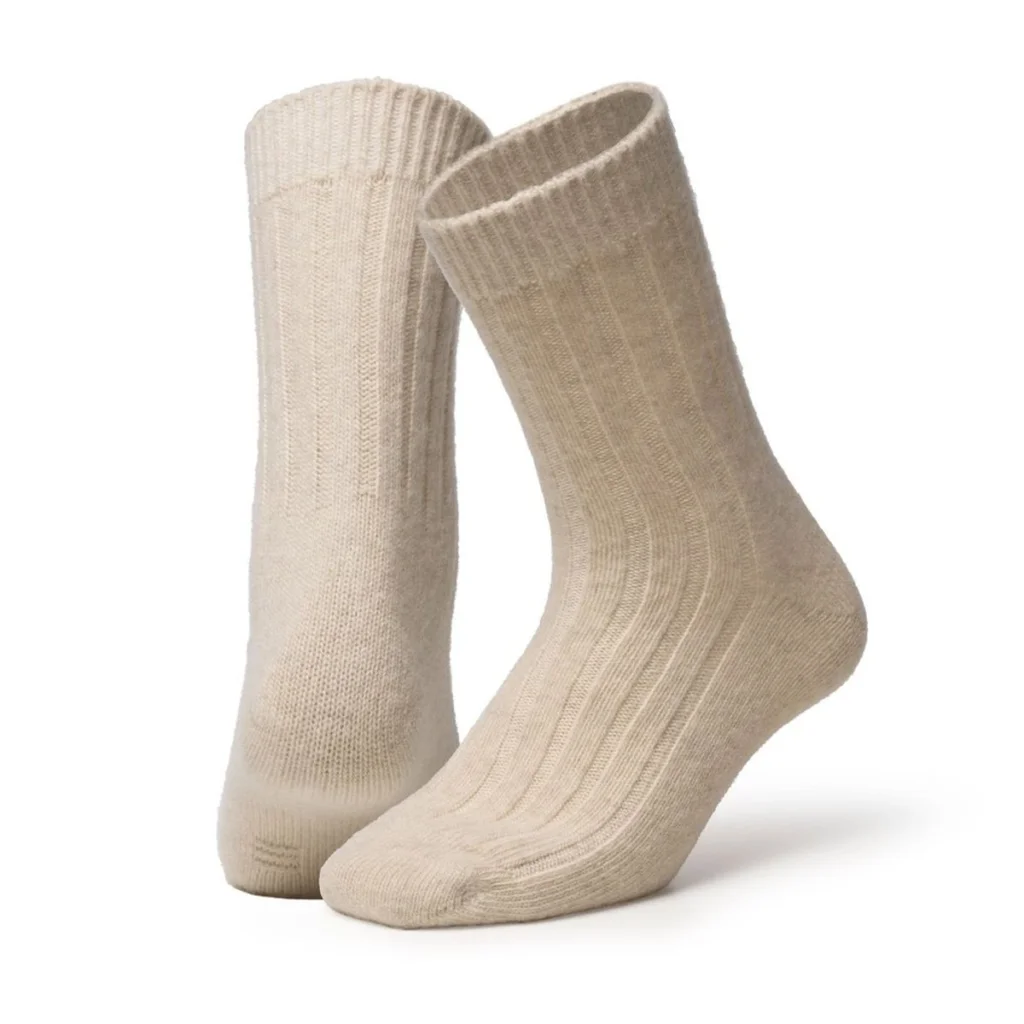 Oims Merino Wool Sock - Natural White - Bilde 2