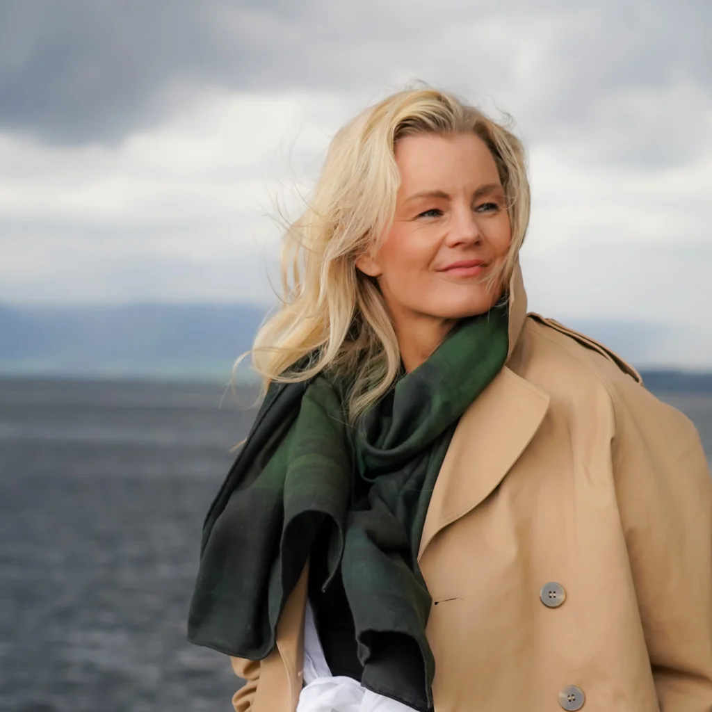Skjerf Over the seven seas dark green - Bilde 2